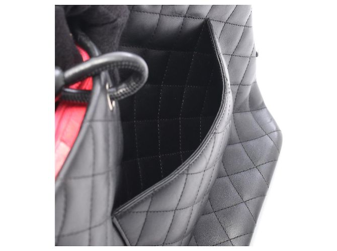 Borsa tote media della linea Cambon di Chanel Nero - vista 6