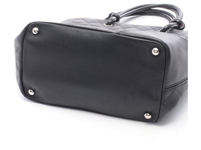 Borsa tote media della linea Cambon di Chanel Nero - vista 9
