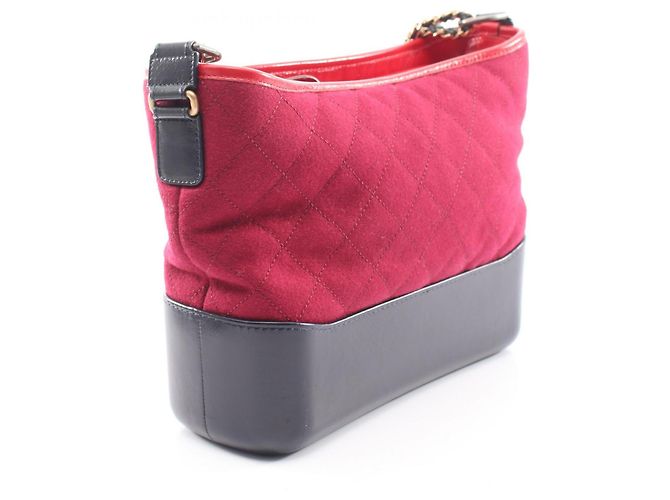 Bolso Chanel Gabrielle de Large Hobo Roja Púrpura Azul marino - vista 2