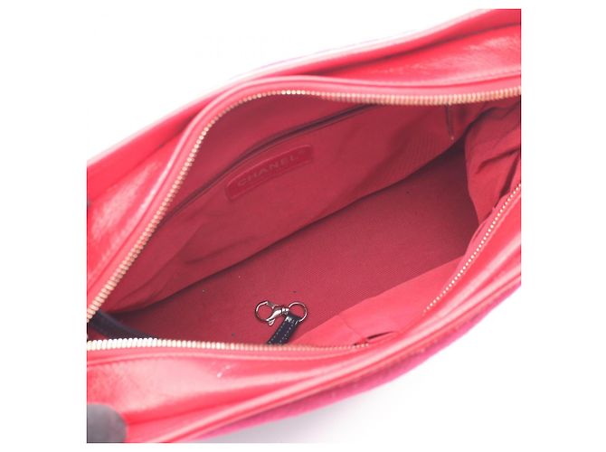 Bolso Chanel Gabrielle de Large Hobo Roja Púrpura Azul marino - vista 3