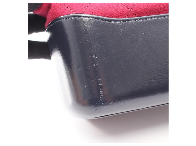 Bolso Chanel Gabrielle de Large Hobo Roja Púrpura Azul marino - vista 7