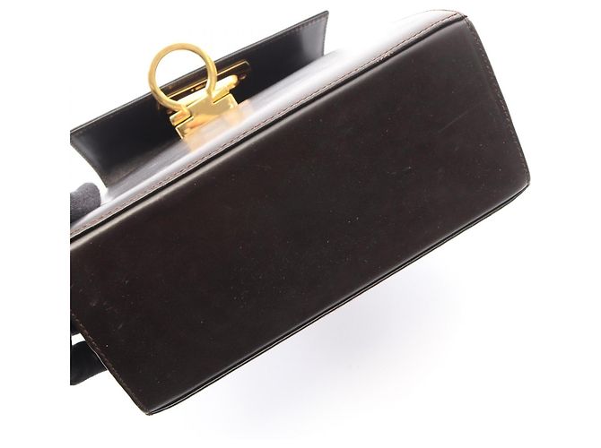 Borsa a mano 2-Way Gancini Salvatore Ferragamo Marrone - vista 10