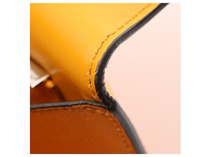 Borsa a Spalla Gancini Salvatore Ferragamo Arancione - vista 5