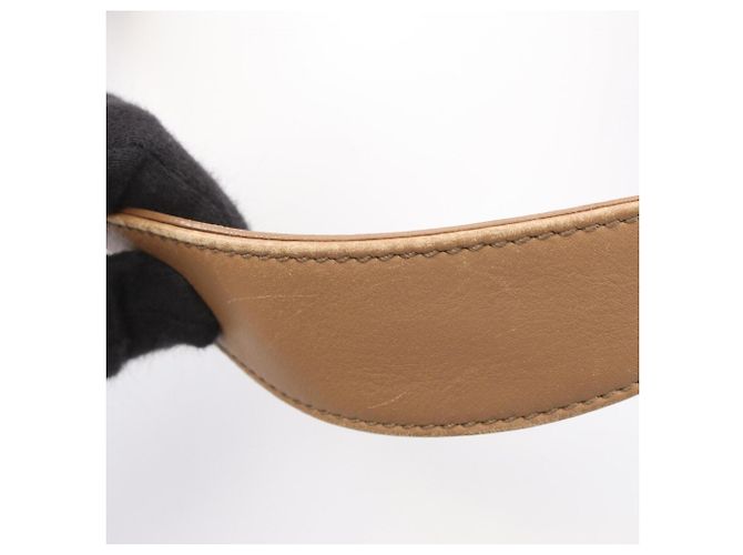 Borsa a tracolla Salvatore Ferragamo Gancini Beige - vista 7
