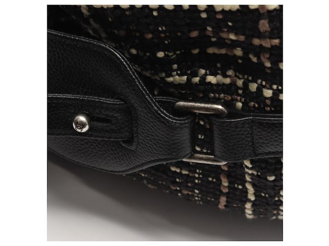 Borsa Bowling Airline Chanel Nero Bianco - vista 9