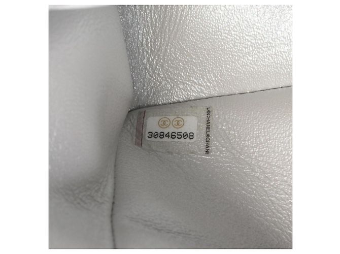 Borsa a tracolla Chanel 2.55 Matelassé Mademoiselle Chain Argento - vista 5
