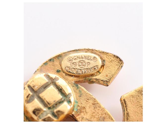 Orecchini a clip placcati in oro Chanel D'oro - vista 3