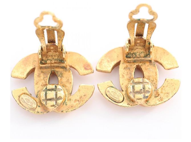 Orecchini a clip placcati in oro Chanel D'oro - vista 5