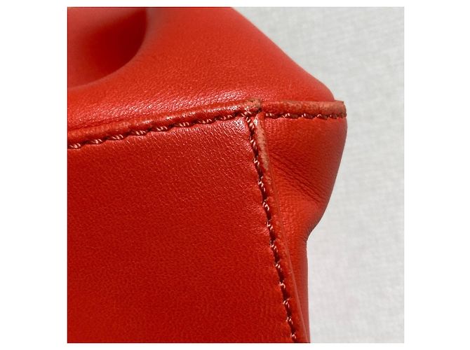 Fendi Peekaboo Mini Lederhandtasche Orange - Ansicht 4