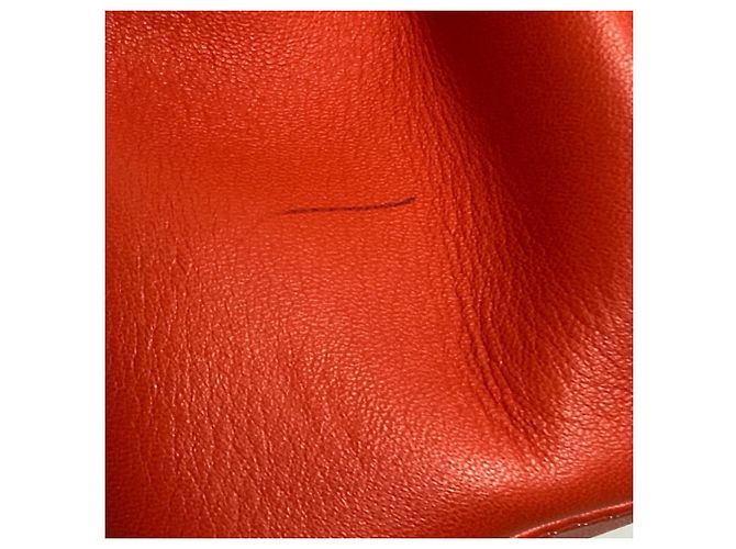 Fendi Peekaboo Mini Lederhandtasche Orange - Ansicht 7