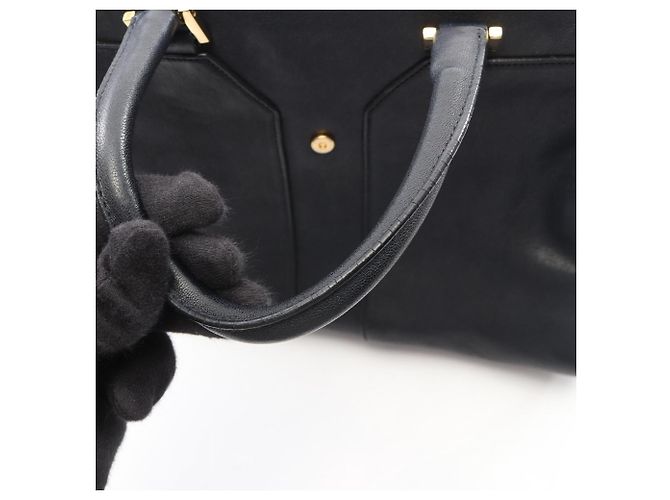 Borsa Cabas Y-Line Yves Saint Laurent Blu navy - vista 8