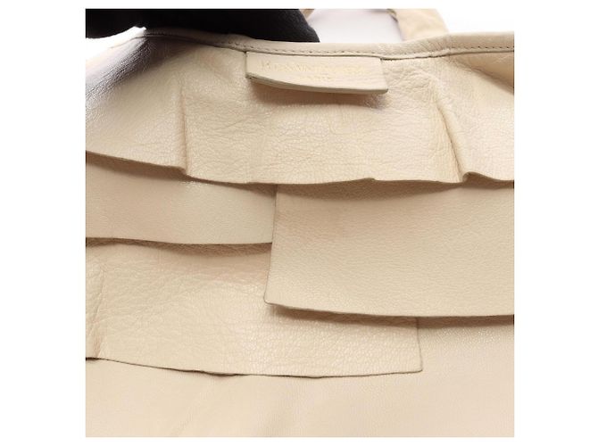 Borsa a Spalla Yves Saint Laurent Tropez Beige - vista 12
