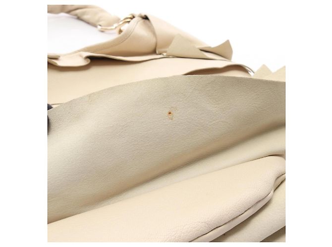 Borsa a Spalla Yves Saint Laurent Tropez Beige - vista 5
