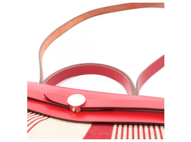 Hermès Borsa Hermes Herbag Zip PM H Vibration Beige Bordò - vista 10