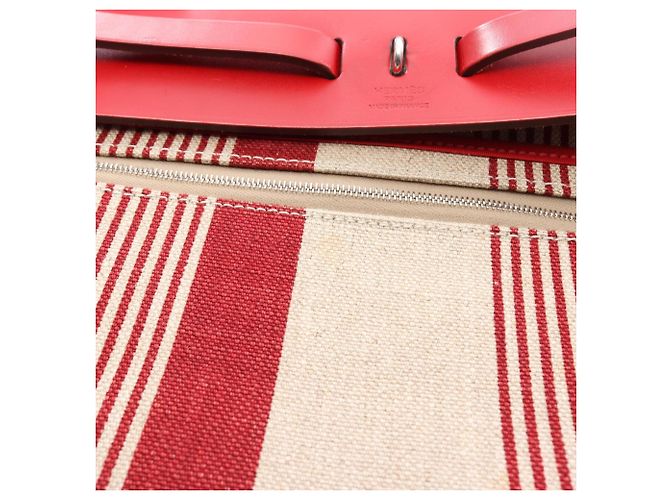 Hermès Borsa Hermes Herbag Zip PM H Vibration Beige Bordò - vista 11