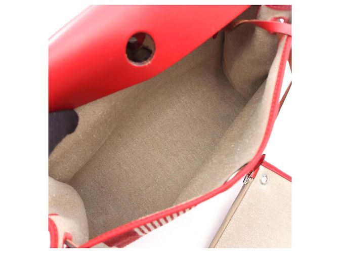 Hermès Borsa Hermes Herbag Zip PM H Vibration Beige Bordò - vista 3