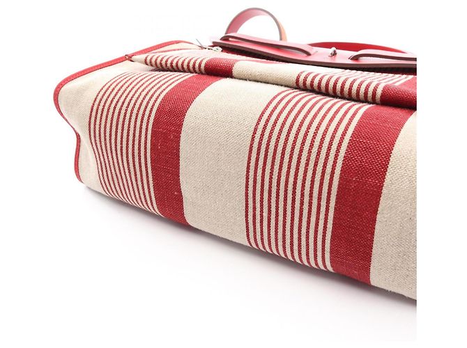 Hermès Borsa Hermes Herbag Zip PM H Vibration Beige Bordò - vista 7