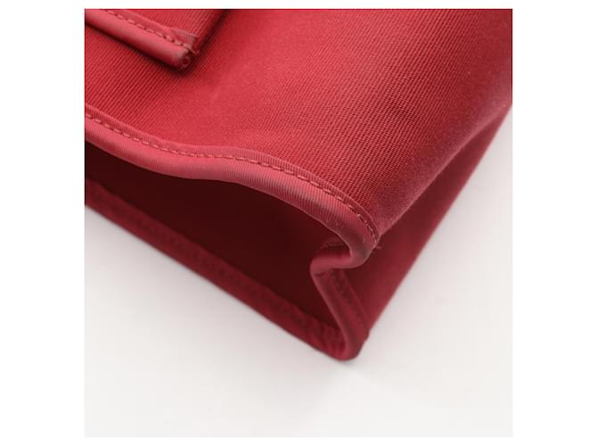Hermès Borsa 2-Way Hermes Herbag Zip PM Ruby Natural Marrone Bordò - vista 11