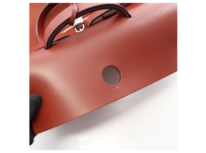 Hermès Hermes Herbag Zip Add PM Retourne Zaino Borsa a mano Marrone - vista 8