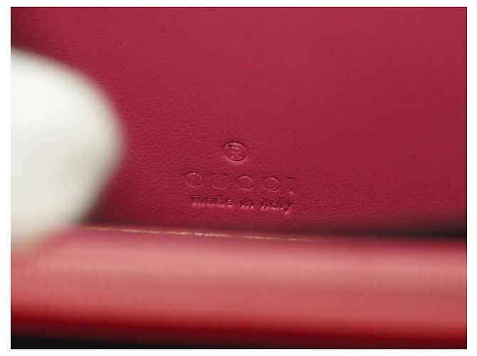 Cartera con cremallera Gucci (Outlet) Microguccissima de piel Long Rosa - vista 4