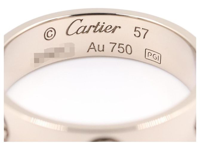 Cartier Love Ring aus 18K Weißgold Golden - Ansicht 3