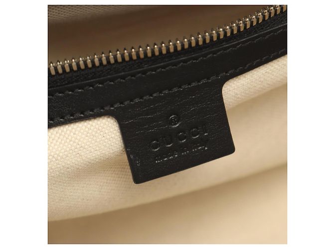 Borsa Tote Gucci GG goffrata Nero - vista 4