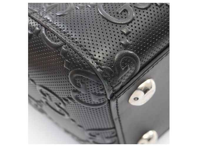 Borsa Tote Gucci GG goffrata Nero - vista 5