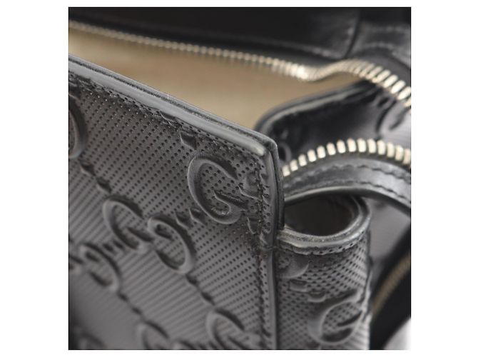 Borsa Tote Gucci GG goffrata Nero - vista 7