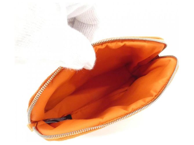 Hermès Bolso Pouch Mini Bolide Hermes Roja Naranja - vista 6