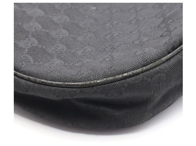 Borsa a Spalla Gucci GG Canvas Nero - vista 5
