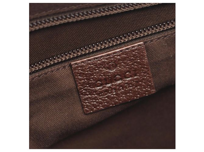 Borsa a Spalla Gucci GG Canvas Marrone Beige - vista 4