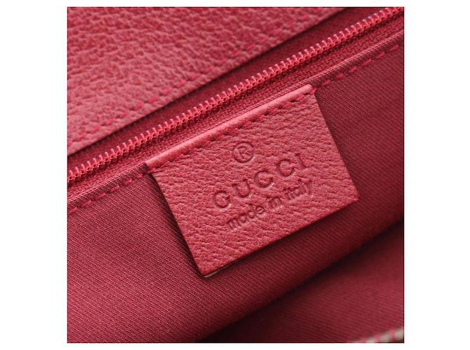 Borsa Tote Gucci GG Canvas Beige Bordò - vista 4