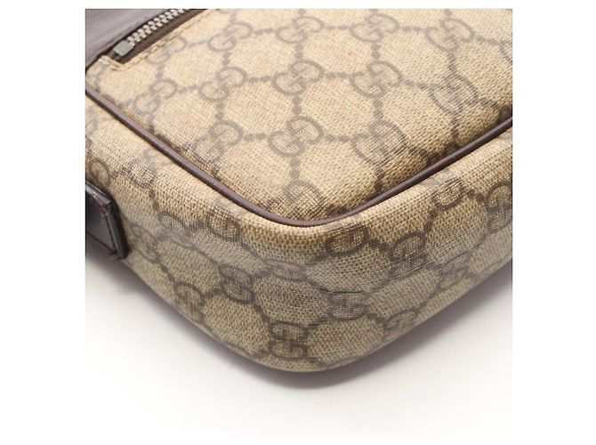 Borsa a Spalla Gucci GG Plus Marrone Beige - vista 7