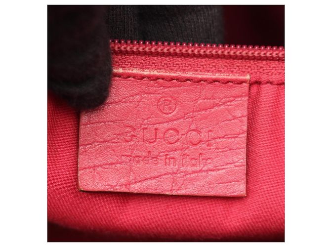 Borsa Tote Gucci GG Supreme Rosa Beige - vista 4
