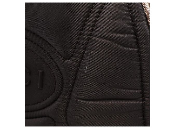 Zaino/Borsa a mano in tela GG Gucci Marrone Beige - vista 9