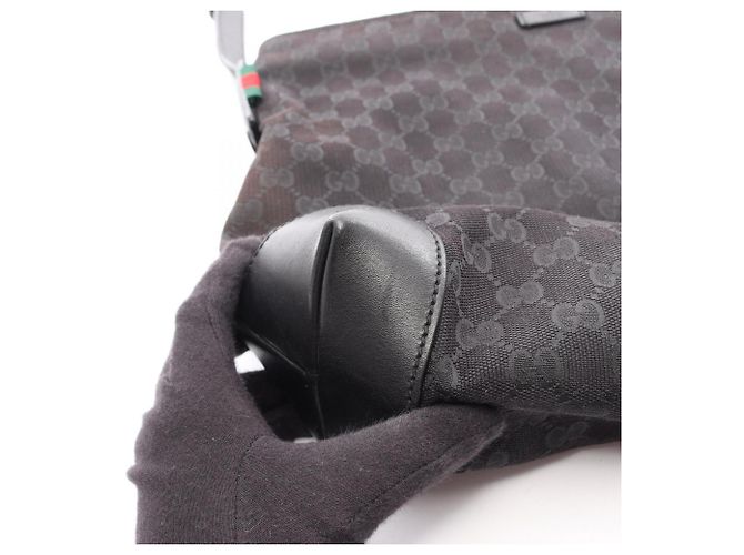 Gucci G Canvas Sherry Line Schultertasche Schwarz - Ansicht 10