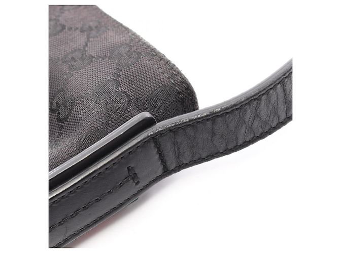 Gucci G Canvas Sherry Line Schultertasche Schwarz - Ansicht 14