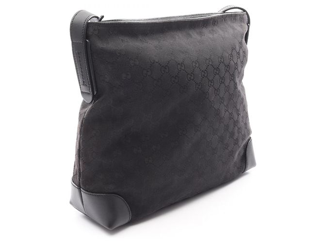 Gucci G Canvas Sherry Line Schultertasche Schwarz - Ansicht 2
