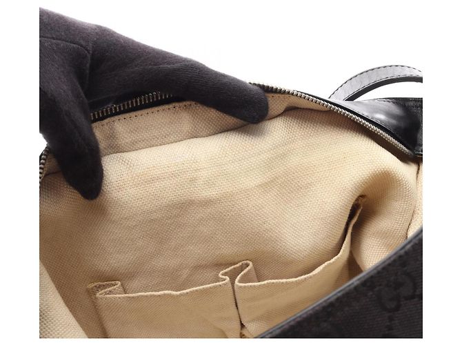 Gucci G Canvas Sherry Line Schultertasche Schwarz - Ansicht 6