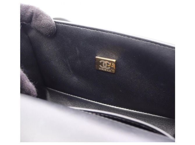 Borsa a tracolla Chanel Boy Small Nero - vista 6