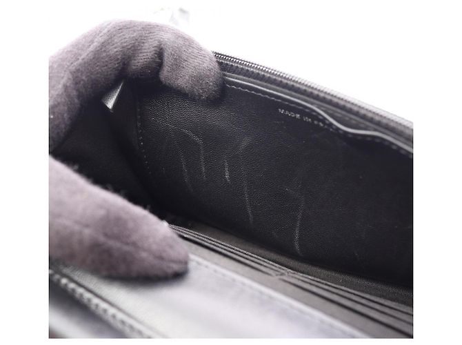 Borsa a Spalla Chanel Boy Matelassé Nero - vista 9