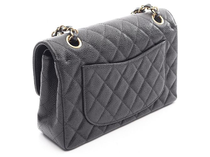 Borsa a Spalla Chanel Matelassé Double Flap Nero - vista 2