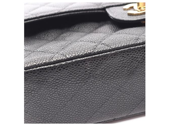 Borsa a Spalla Chanel Matelassé Double Flap Nero - vista 9