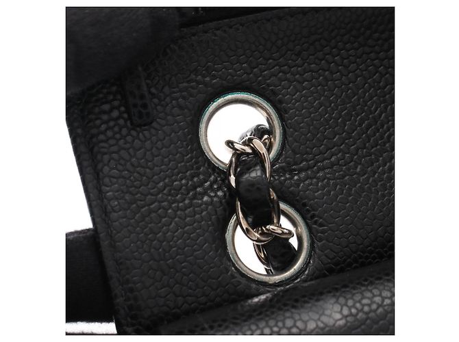 Timeless Borsa a tracolla Chanel Matelassé Double Flap Nero - vista 12