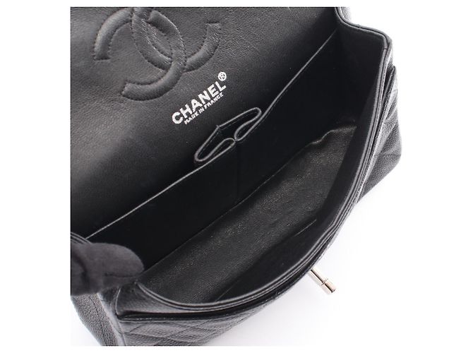 Timeless Borsa a tracolla Chanel Matelassé Double Flap Nero - vista 3