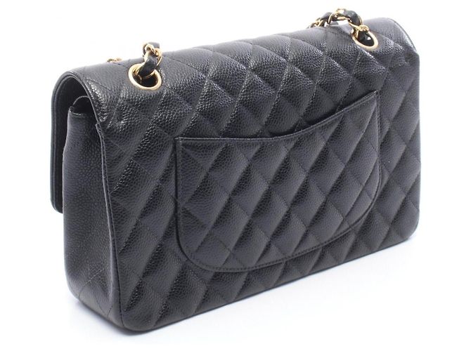 Borsa a tracolla Chanel Matelassé Double Flap Nero - vista 2