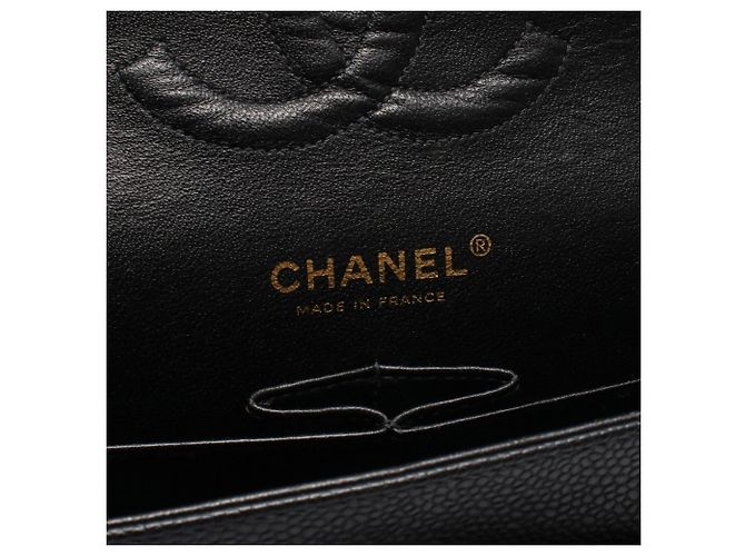 Borsa a tracolla Chanel Matelassé Double Flap Nero - vista 4