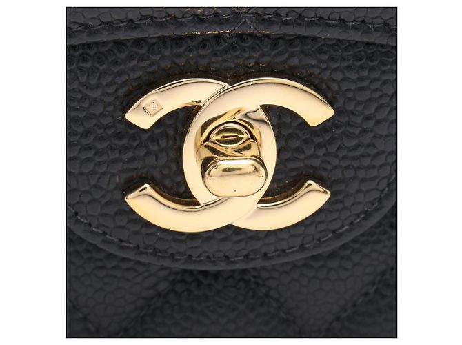 Borsa a tracolla Chanel Matelassé Double Flap Nero - vista 7