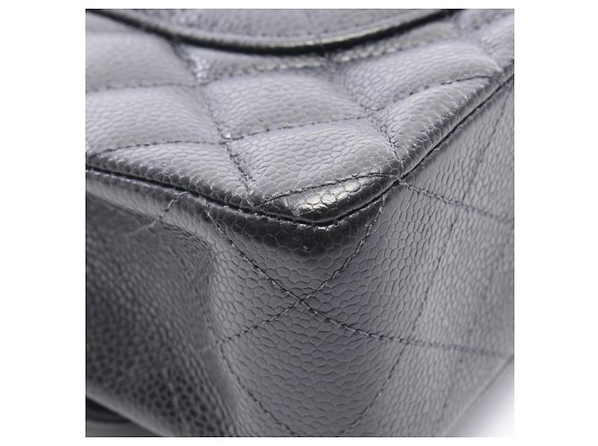 Borsa a tracolla Chanel Matelassé Double Flap Nero - vista 8
