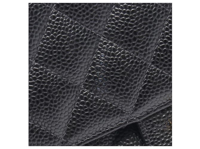 Borsa a tracolla Chanel Matelassé Double Flap Nero - vista 9